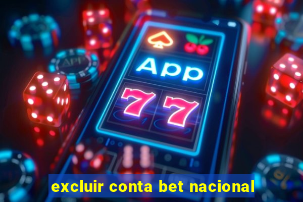 excluir conta bet nacional