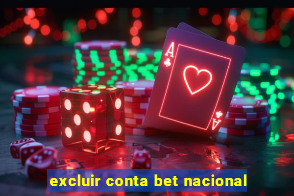 excluir conta bet nacional