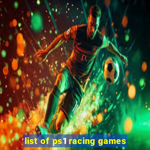 list of ps1 racing games