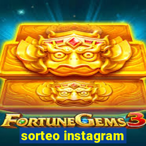 sorteo instagram