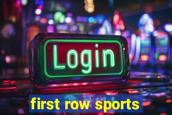 first row sports