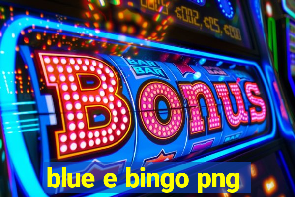 blue e bingo png