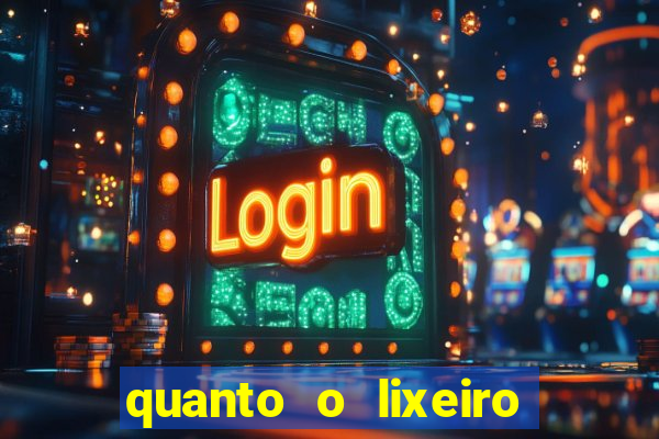 quanto o lixeiro ganha por ano