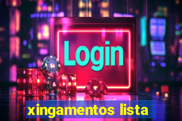 xingamentos lista