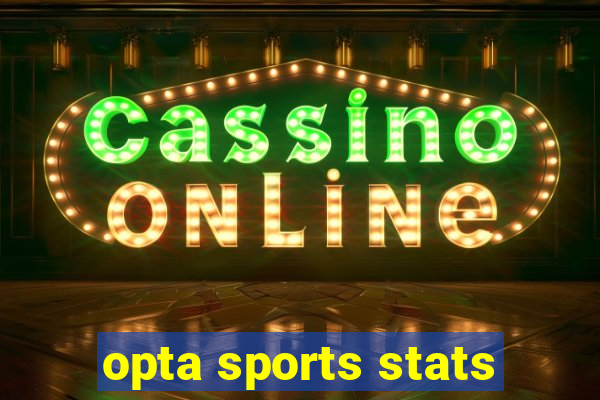 opta sports stats