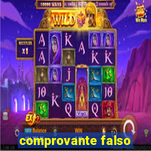 comprovante falso