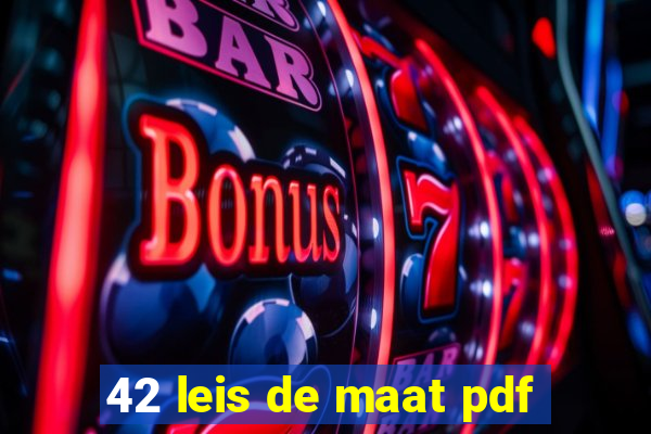 42 leis de maat pdf