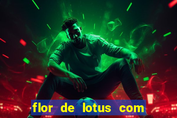 flor de lotus com lua tatuagem