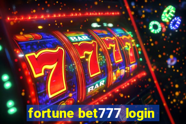 fortune bet777 login