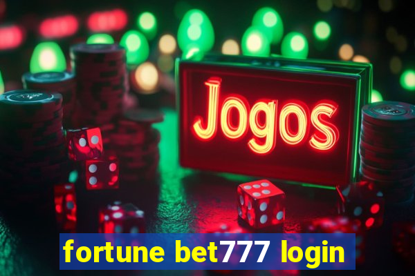 fortune bet777 login