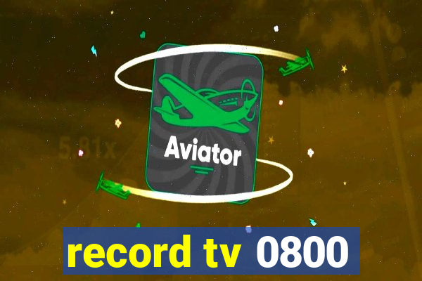 record tv 0800