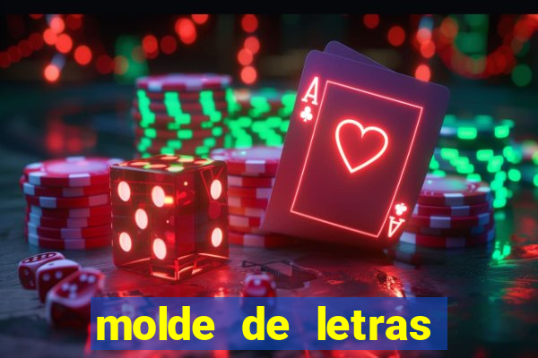 molde de letras feliz natal para imprimir