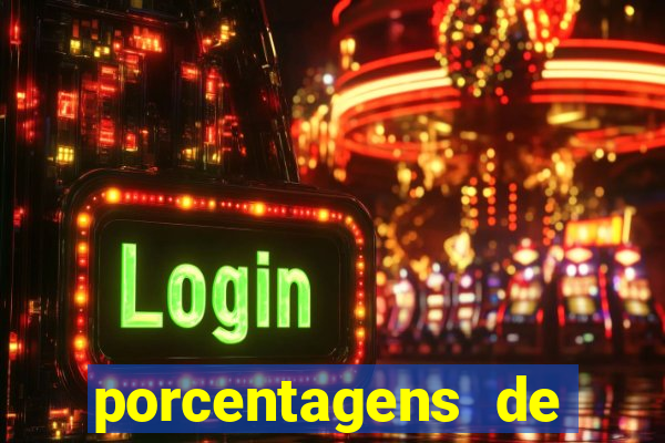 porcentagens de jogos pagantes