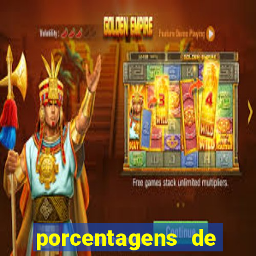 porcentagens de jogos pagantes