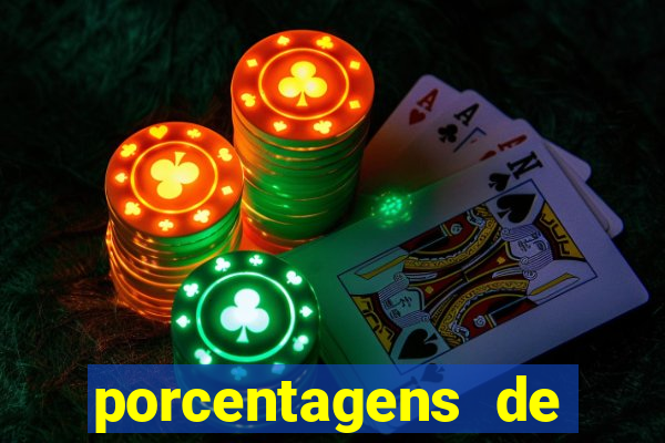 porcentagens de jogos pagantes