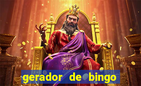 gerador de bingo de palavras