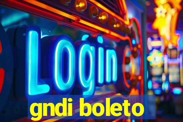 gndi boleto