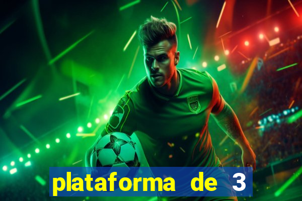 plataforma de 3 reais jogo