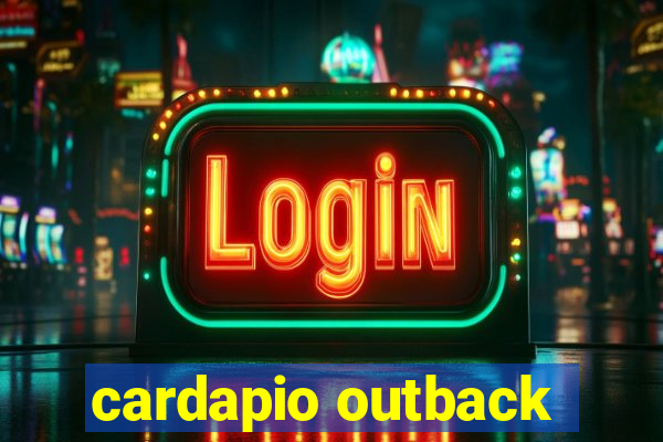 cardapio outback