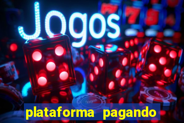 plataforma pagando bonus no cadastro