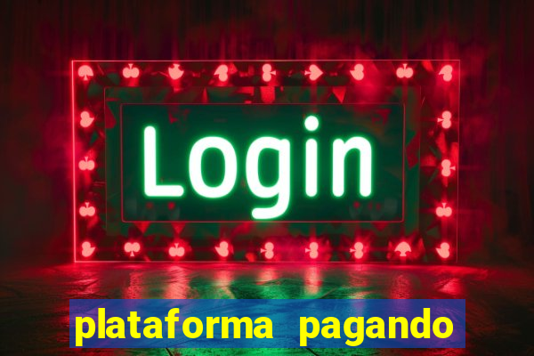 plataforma pagando bonus no cadastro