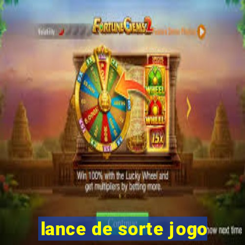 lance de sorte jogo