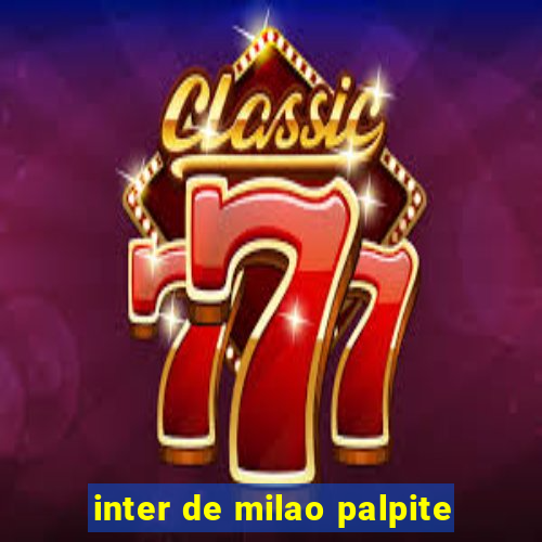 inter de milao palpite