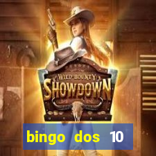 bingo dos 10 mandamentos da lei de deus