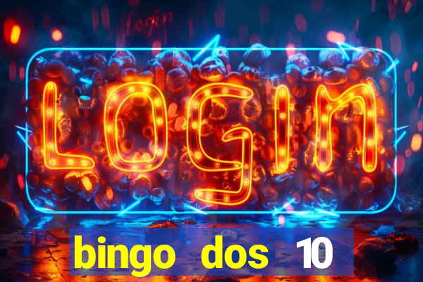 bingo dos 10 mandamentos da lei de deus