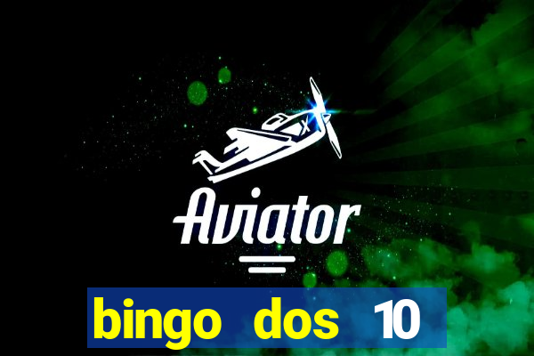 bingo dos 10 mandamentos da lei de deus