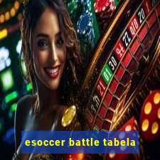 esoccer battle tabela