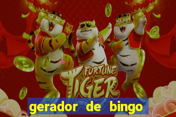 gerador de bingo cha de bebe