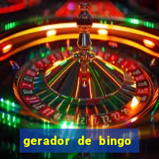 gerador de bingo cha de bebe