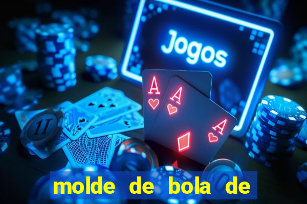 molde de bola de futebol para imprimir