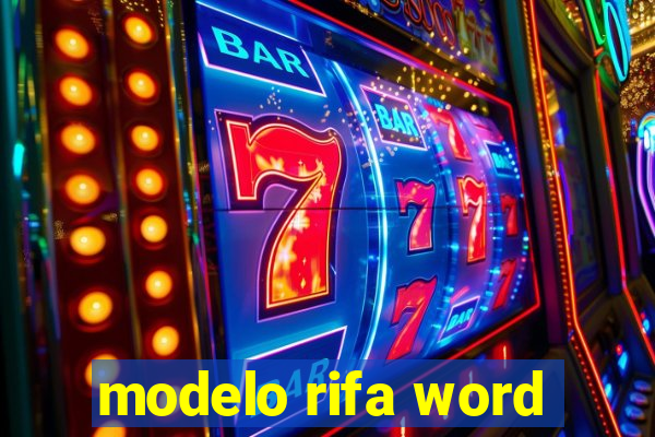 modelo rifa word