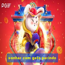 sonhar com gato parindo