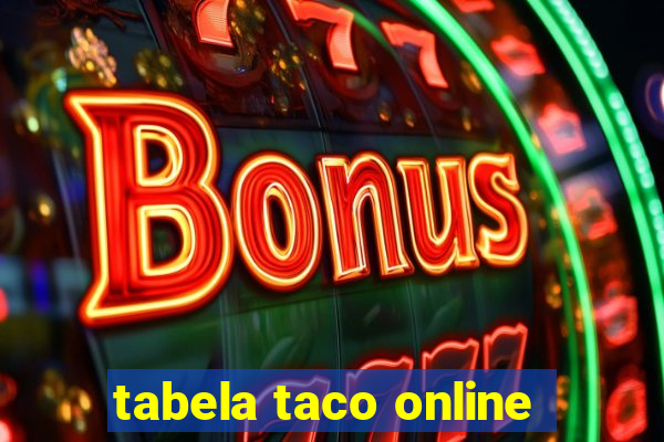 tabela taco online