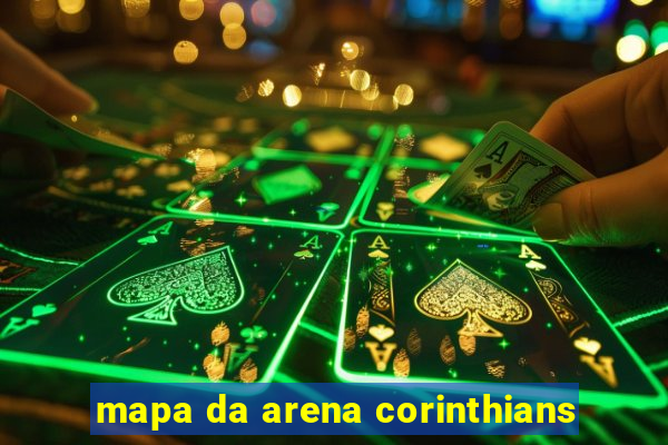 mapa da arena corinthians