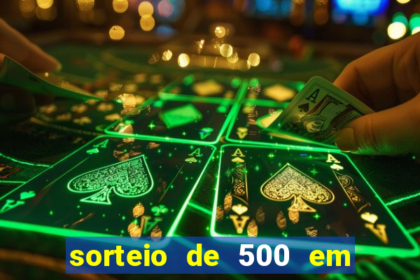 sorteio de 500 em cash toda segunda feira novibet