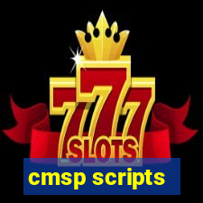 cmsp scripts