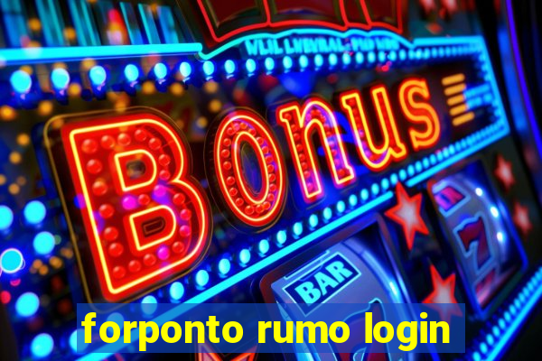 forponto rumo login