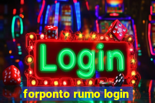 forponto rumo login