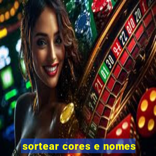 sortear cores e nomes