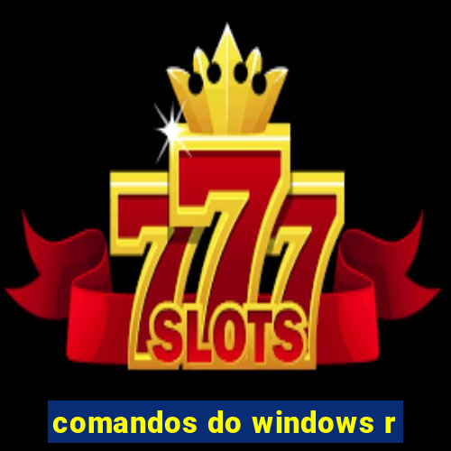 comandos do windows r