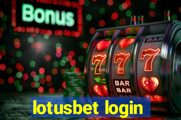 lotusbet login