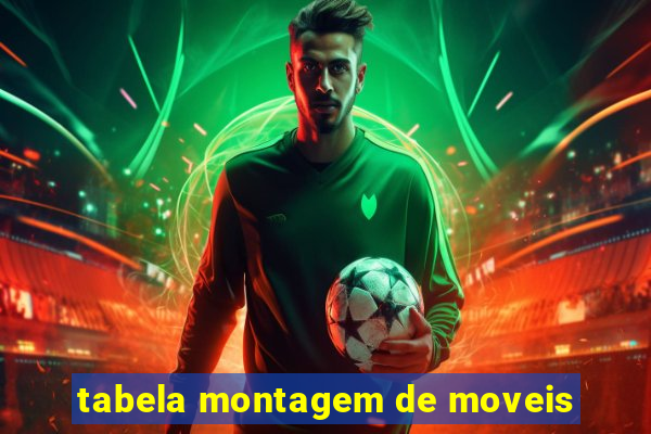 tabela montagem de moveis