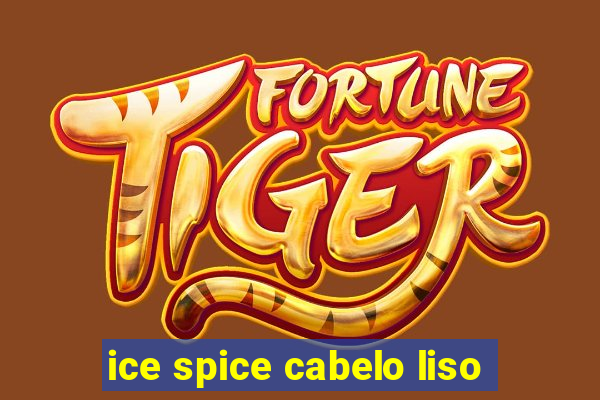 ice spice cabelo liso