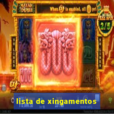 lista de xingamentos