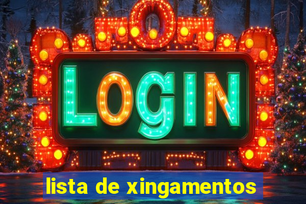 lista de xingamentos