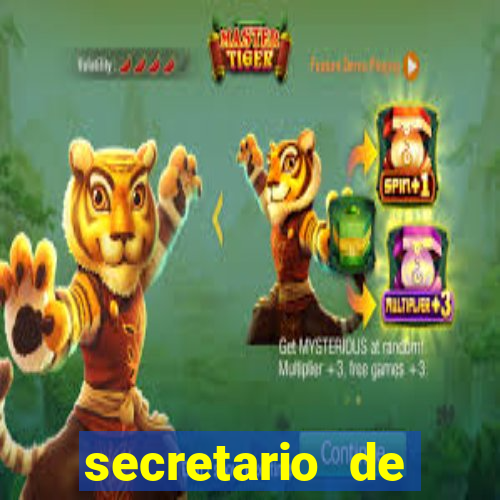 secretario de esporte salario